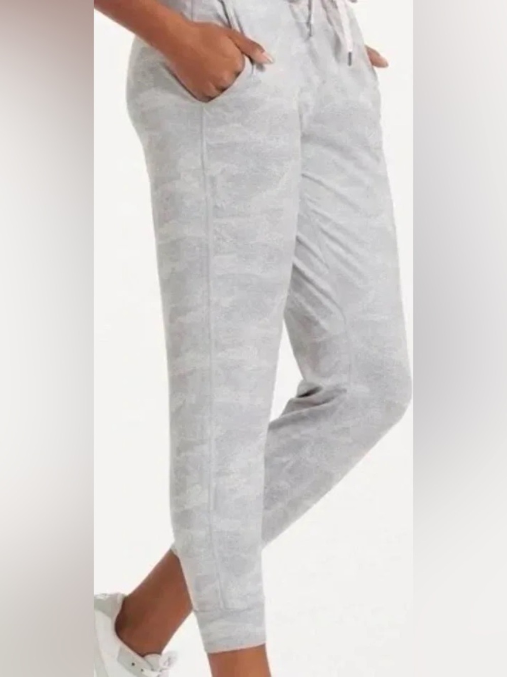 Vuori Light Gray Camouflage Joggers